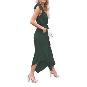 Like new forest green palazzo jumpsuit!